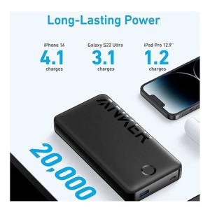 پاوربانک انکر مدل A1286 ظرفیت 20000 میلی آمپر